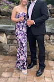 The dress fit perfectly with enough stretch to dance all night. The only complaint I have is the cups in the dress were too small for bigger bust women. It wasn't noticeable or uncomfortable in anyway- but cup size was small for a 34D like myself. Other than that, dress is amazing! Highly recommend. - Jessica M.