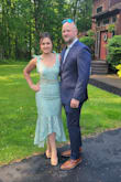 This dress looked so great online but I took a deep breath of faith when I ordered it knowing I had a tight deadline for an upcoming gala. Let me tell you- it fit like a glove and looked amazing! I literally had compliments all night long! It was very comfortable as well. I was apprehensive and this dress blew me away. - Kristen B.