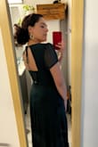 The dress is GORGEOUS. I have wide shoulders though it's a little tight, but is fine other than that! - Rebecca P.