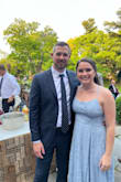 I wore this as a bridesmaid in a spring wedding. I love the dress but had to get it altered because it was too long for me and altered around the bust area. This dress has a lot of fabric and my legs got a little toasty throughout the day. - Chelsea H.