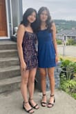 This dress was perfect for my daughter and the occasion. She loved the fabric and color. The dress has a soft lining. It has an iridescent purple sheen when the light hits it at times. She got many compliments and will wear it again. - Jasmin L.