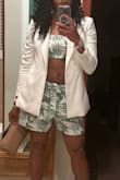 This is such a fun comfortable set. I dressed it up for an event with a jacket. It's light and airy and of course easy to pack. - Annette P.