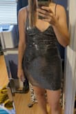 I would recommend sizing down if you have small breast. I typically wear a M but sized down and it fits perfect on the breast area a M would have been too loose on the top area - Veronica S.