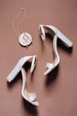 Bought these for my wedding. I wanted something simple and elegant. I am SHORT so these helped out a lot. I am a dancer and choreographed our first dance and I was able to complete it in these shoes. I did break them in just to be sure they were set for the wedding day! - Caitlin L.
