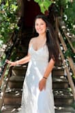 I wore this both on my batch for our fancy night and for our dinner rehearsal. I love this dress and want to wear it a million times more. The straps can be confusing so have a friend help you get situated. - Caitlin L.