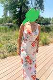 I bought that dress and it was for a wedding and I had many compliments on it. I always wear medium but it was a little bit more large than my size, i wish i had a small size. But still it's the best - Mona S.