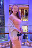 I got so many compliments on this dress. So flattering. Shows the curves and hides the lumps. Wore it out for formal night on a cruise which also happened to be my birthday. - Laura B.