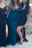 This dress flows nicely. Heavy (lined) material better on cooler weather rather summer. 
No alteration needed. Stretched well. - Barbara B.
