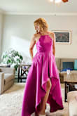 I absolutely LOVED this dress!!  The fit was so flattering. The color was rich and vibrant. I got so many compliments and was turning heads all night! I'm already waiting for another event to wear this dress too. It was perfect!!! - Catherine S.