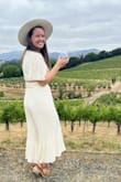 A little short on the crop top and may not cover larger bust but I wore this on my bachelorette at a winery and got a ton of compliments - Cassandra G.