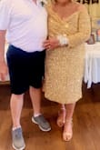I ordered these sandals for our 50th Anniversary party.  Found these when searching online .  Loved them when they came, but 2 hours into our party the toe strap was biting into my little toe.  Ended up going barefoot .  My feet hurt so bad.  So another pair of shoed throwing away. - Kathy F.