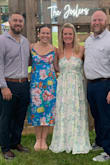 Lots of compliments. Perfect for an outdoor wedding. Runs a little long but I wore wedge heels and it was fine. - Briana F.