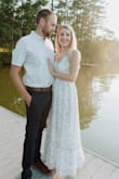 I bought this for our family photos and it was so beautiful! I am a true XS(sometimes an XXS) and the XS fit perfectly. It was a little too long for wearing with flats, but I paired with wedges and it was just right. It was so flowy and photographed beautifully. I loved the ties in the back for strap length adjustment. Highly recommend this one!! - Courtney G.