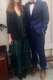 I bought this dress to wear to a cocktail-style wedding and it was perfect! I did have to exchange my first dress for a smaller size so definitely size down. - Autumn S.