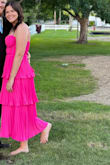 I got this dress to wear to a wedding and it worked PERFECTLY! I listened to the reviews and it fit great, it was beautiful in color and different than everyone else's attire. Gave it 4 stars because there was a part that popped out in the front in the stomach area and wouldn't stay down. - Peyton