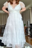This dress didn't fit like I thought it would. It was a little too flowy, and there was no support in the chest. A medium might have been to small, but the chest fit like an XL or XXL - Micah S.