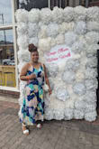 True to size, breezy, nice colors, and a good length. You can wear this dress anywhere - Tennia G.