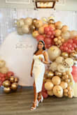 Perfect dress for my bridal shower! Fits true to size and comfortable! - Tatiana O.