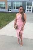 Fits great just material not forgiven. Color is very beautiful and soft for a summer day. - Angi S.