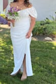 I ordered this dress for my last minute dress. I ordered XL & 1X. I kept the 1X because XL was a bit too tight. It was a bit longer than expected but I didn't have time to get it altered so I made it work. But it was the perfect simple dress I was looking for! - Cynthia S.