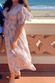 Perfect spring/summer dress. Wore this to my friend's wedding in Santa Barbara and it was such a comfortable dress. The only thing is the front was pretty low cut. I used tape to keep it from opening up, but that only worked for so long. I ended up wearing it again but with a bandeau underneath and that was much better! - Cynthia S.