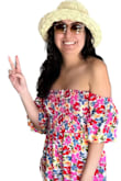 Very comfy and lightweight perfect for traveling and the beach. Got lots of compliments and fits nicely packed in purse. Fits nice and snug on my medium:large head with tie inside for smaller head shape. 10/10 - Stephanie M.