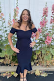 This dress is amazing.  It is made so well, fits like a glove, was so comfortable and amazing for my nieces wedding day. Material is flexible so it is easy to move, thick so it covers little body flaws and I just can't say enough good things about it.  Love it and will order from here again for sure! - Julianna L.