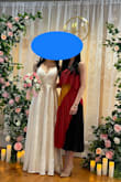 This dress fit me perfectly but might be tight at the waist for any someone with bigger waist measurement. Double layers and good quality satin fabric make this dress looked much more expensive than what it actually costed. I'm short so I had to shorten the dress by 4 inches. - Sofia N.