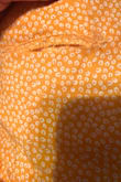 Cute dress. Fit perfectly. After wearing it for the first time someone mentioned in the middle of the evening that it had torn. It frayed when it tore so not fixable. - Aidee A.