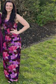 I wore this dress to a summer wedding and ended up liking it way more than I expected! The material was lightweight, super comfortable, and easy to dance in. Although it is a midi dress, it ended up being close to full length on me with 2" heels. I got lots of compliments and I'm hoping I can find another time to wear it again! - Melanie D.
