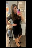 I needed a dress for a cocktail event and found this one. I wasn't sure how it would fit due to my bust and hip size (there isn't much stretch) but it's perfect. I'm almost always a size 8 and a medium fit like a glove. - Amy W.
