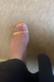 The heels are amazing no doubt there. But it kinda looks weird on my wide foot. Go for it if you have nice and slim feet else go for one size bigger for you. - Khushbu S.