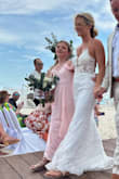 Perfect dress for my wedding in Mexico. Beautiful, light weight, adjustable back made me feel secure and snatched! So worth the price. - Lisa F.