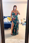 I was a little scared that I wasn't going to be able to fit my friends in this dress but I absolutely loved it. I did have to get it hemmed because I'm only 5'2. This is a size M - Fiorella L.