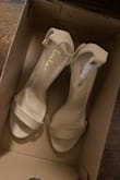 Shoes are comfortable to walk-in. But do run big and suggest getting a smaller size. Color and heel size are accurate - Cephora D.