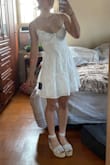 The dress was perfect! I wore it for my graduation and it was super comfortable for the long event. Highly recommend - Kiele M.