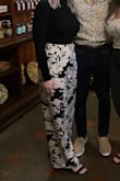 I initially ordered these pants to wear to work but wasn't able to. They're a little bit see through in the back but they're perfect for a night out. Super silky and soft. - CAROLINE T.