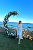 Really loved this dress for a summer wedding. It fitted perfectly and was really comfortable. Also loved the fact that it's pleated so I didn't have to worry too much about wrinkles when packing it into my suitcase. Totally recommended. - Sofia A.
