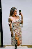 This dress is so flattering, beautiful, comfortable, stays up, and is well made! I received so many compliments. Love it! - Danielle S.