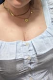 Lulu's, pleeeease create more designs for big chested ladies! I love your clothes, they're always cute and good value for the price (nice fabrics, lining, styles that stick around for a long time), but I  really hope you move towards more inclusive sizing. I gained some weight in grad school and am a size 12 in dresses now and a DDD cup, which is apparently officially too big for Lulu's :( The skirt fits fine, maybe even a little too big, but the bodice is much too tight and barely buttons. If you are a C cup or below, this dress is adorable. - Lindsay S.
