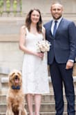 This dress was perfect for our small wedding ceremony! Lovely, photographed well, fit well enough without tailoring, and the embroidery was wonderful. - Molly M.