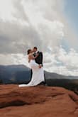 Wore this dress for my elopement shoot. It's so pretty and of great quality it's very stretchy as well. - Brianna C.