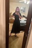 Beautiful dress! It fits well and is comfortable. I look forward to wearing it often. - Jane H.