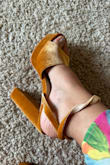 These shoes are a DREAM they're very tall yes, but the platform makes them so comfy! Absolutely love them - Juan S.