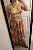 The most beautiful summer dress ever
I ordered it for my best friend's wedding at the beach, haven't worn it yet but tried it on and it fits perfectly! It's comfy and fresh. And I LOVE the colors - Valentina M.