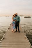 I wore this dress for my engagement pics and got so many compliments. Good quality, beautiful color, and a nice combo of fitted and flowy. I'm 5'5 170lb with a 34FF chest and it fit great! - Morgan B.