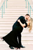 I'm completely in love with this dress! From the moment I saw it, I knew it was going to be the one for our engagement session. The design is so classy, and elegant. The fabric drapes beautifully and flatters the figure effortlessly in all of the right places. The material is stretchy, and a bit thicker which I personally love. It's a dress that exudes confidence and elegance, empowering the wearer. Sexy, but classy all at the same time. I can't wait to wear it again. Prepare to receive endless compliments and feel like the belle of the ball. You won't regret it!!! - Katrina H.