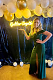 This dress is AMAZING. Fit like a glove, great quality and doesn't slip much, I didn't have to pull it up a lot. The length was perfect for heels. Will buy from this store again. I originally bought a dusty blue in small which was WAY too small, the medium fit me perfectly. The exchange process was so easy. - Julia D.