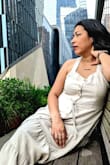 I love the fit and yes would be "Perfect for those sunny sightseeing days" if you were in California breezy sunny days but not for hot NY summer humid days with the double layer. Otherwise it is perfect and will enjoy it after my vacation! - YUDIT M.