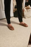 Love these shoes! I typically wear them to casual events, going for a walk on q hot day, grocery shopping... they are padded and are so comfortable. Definitely worth the buy.
For reference I can wear a 5.5 or 6, but not 6.5, and 5.5 was snug and fit perfectly. I also have narrow/bony feet and they are comfortable. - Morgan K.